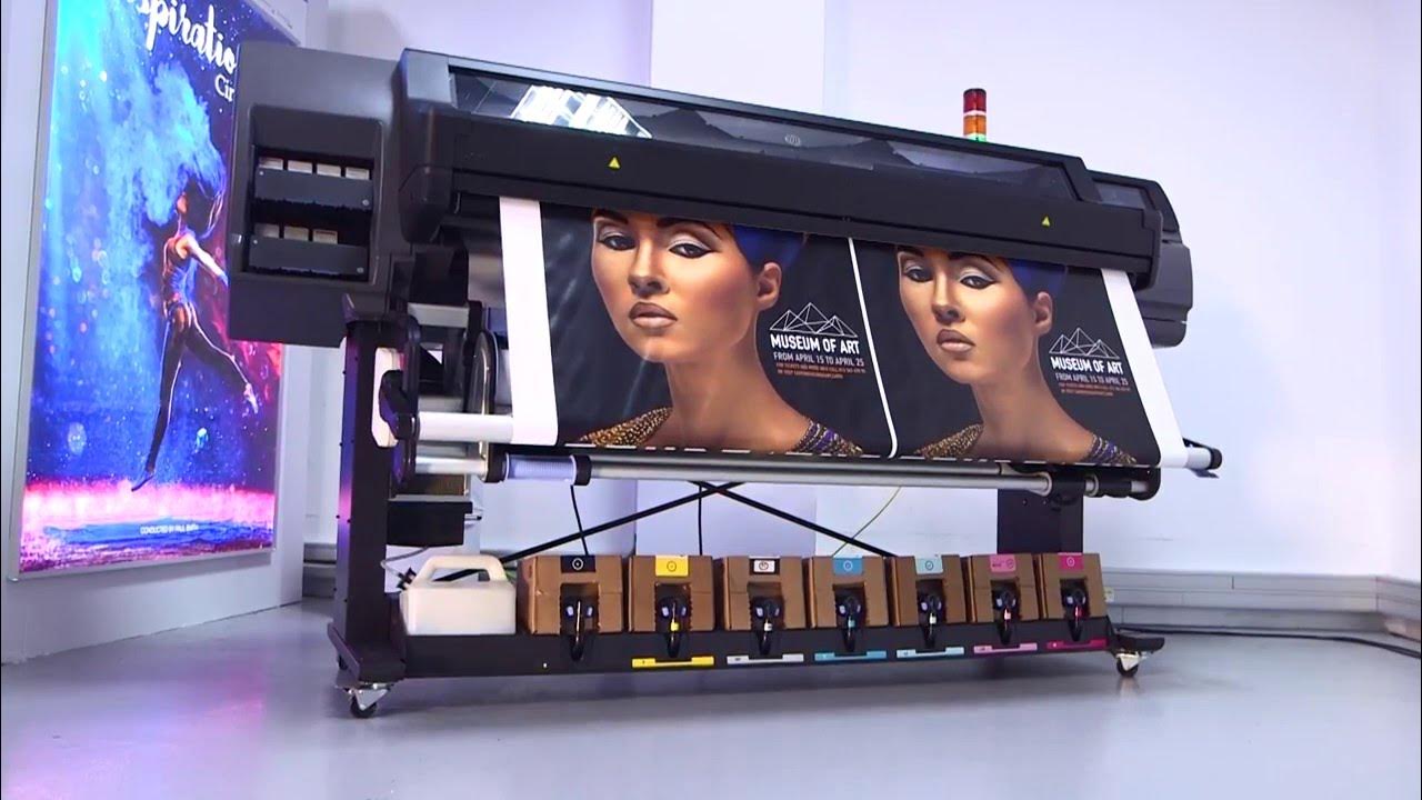 HP Latex 570 печатает интерьерный постер